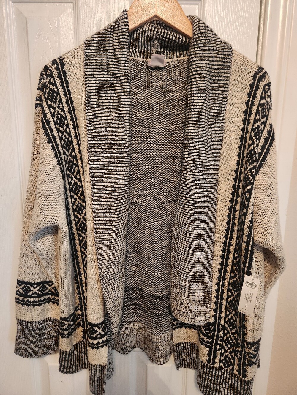 Chico's Women's Cardigan Jacket Size 2 NWT Gray Long Sleeve